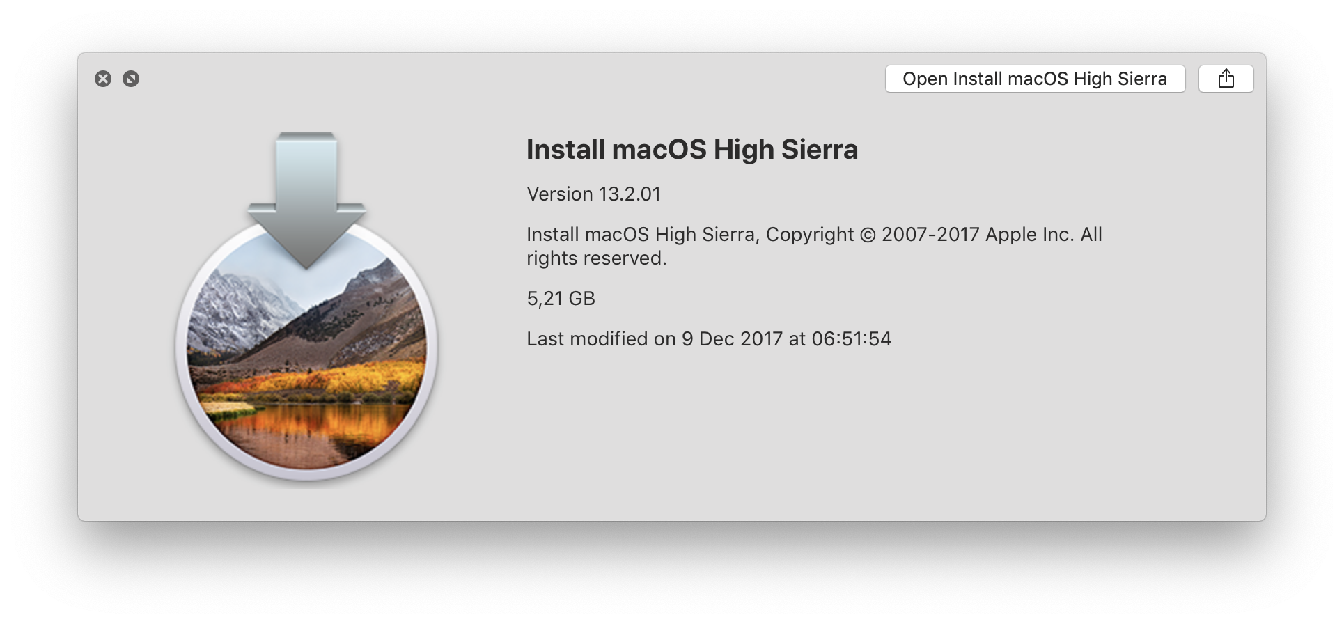 Как установить high sierra