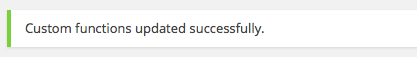 WP plugin "My Custom Functions" by Space X-Chimp